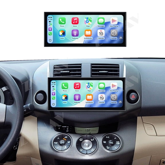 ZWNAV 15.8 inch Android 15 Car Radio For Toyota RAV4 2006-2012 HD Multimedia Video Player Navigation GPS DVD 4G DSP Stereo Bluetooth