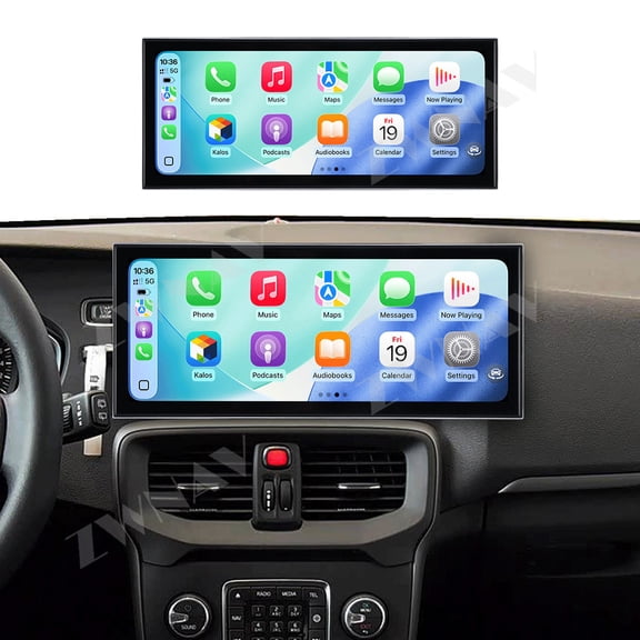 ZWNAV 15.8 inch Android 15 Car Radio For Volvo V40 2013-2019 HD Multimedia Video Player Navigation GPS DVD 4G DSP Stereo Bluetooth