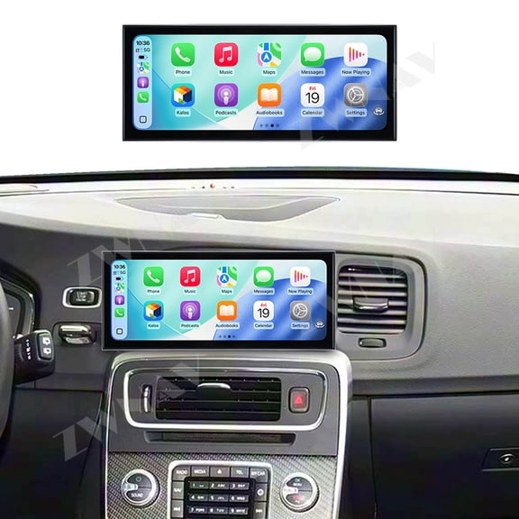 ZWNAV 15.8 inch Android 15 Car Radio For Volvo V60 2012-2018 HD Multimedia Video Player Navigation GPS DVD 4G DSP Stereo Bluetooth