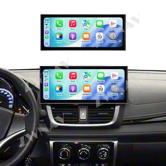 ZWNAV 15.8 inch Android 15 Car Radio For Toyota Vios/Vios FS/Yaris L/Yaris L SeDen 2017-2021 HD Multimedia Video Player Navigation GPS DVD 4G DSP Stereo Bluetooth