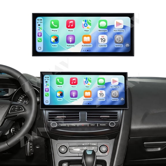 ZWNAV 15.8 inch Android 15 Qualcomm Carplay Car Radio For Ford Focus 2012-2018 Car Autoradio Multimedia Player GPS Navigat Head Unit