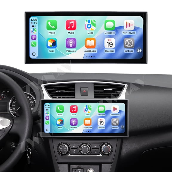 ZWNAV 15.8 inch large screen Android 15 Car Radio For Nissan Sylphy 2012-2019 HD multimedia video player, GPS navigation DSP stereo