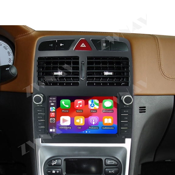 ZWNAV 7 inch Android 14 for Peugeot 307 2004-2013 Car Radio Multimedia Video Player Navigation GPS RDS