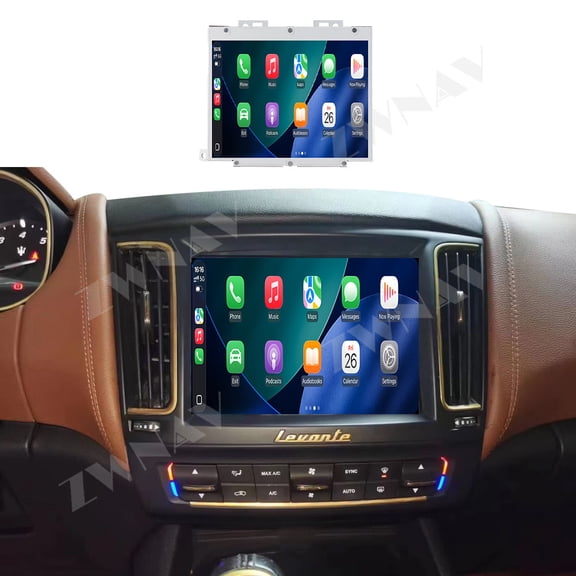 ZWNAV 8.4 inch Car Radio Receiver Android For Maserati Levante 2016-2023 GPS Navi Automotive Multimedia Player Head Unit