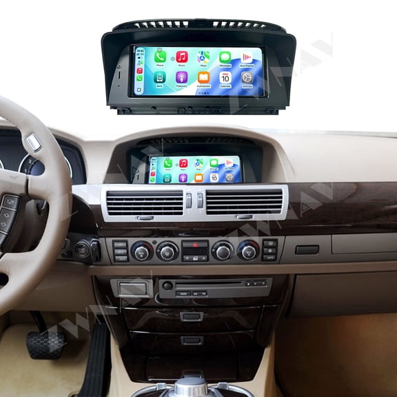 ZWNAV 8.8 inch Car Stereo Radio For BMW 7 Series E65/E66 2004-2008 Android 14 Carplay Car Head Unit Multimedia Player GPS Navigation