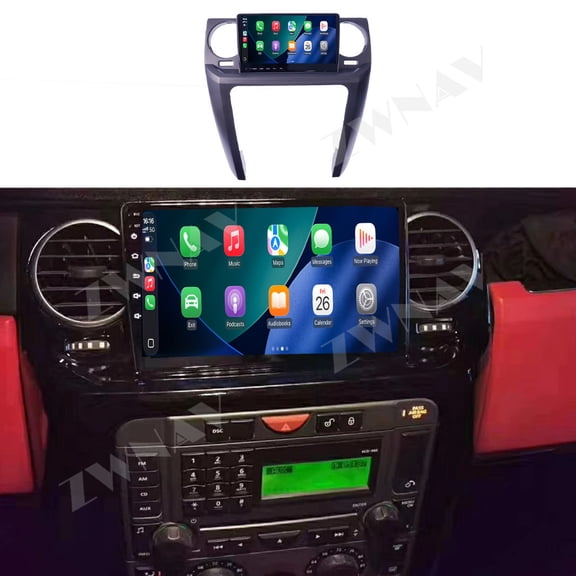 ZWNAV 9.66 inch Car Radio Carplay For Land Rover Discovery 3 LR3 2004-2009 Radio Bluetooth Automotive Multimedia Central 2 Din Android