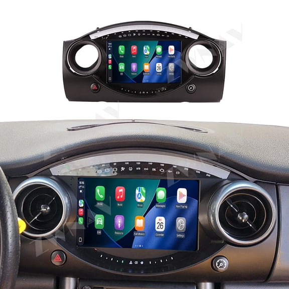 ZWNAV 9 inch Car Radio for BMW Mini Cooper R50 R52 R53 2004-2006 Intelligent System Multimedia Player Wireless Carplay Autoradio Stereo GPS Navi Touch