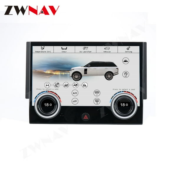 ZWNAV A/C Panel Air Conditioner Climate Control for Land Rover Range Rover Sport 2014+ Touch LCD Screen unit