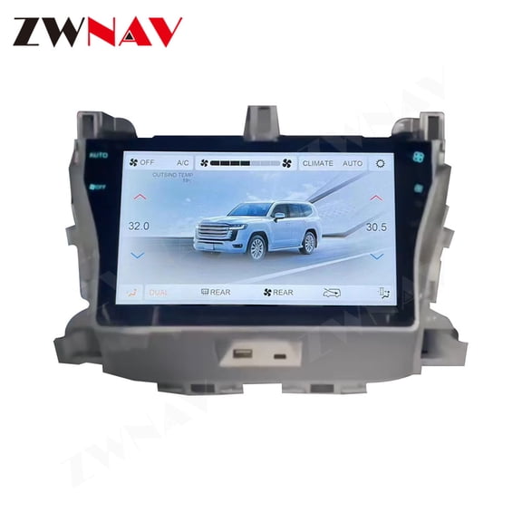 ZWNAV A/C Panel Air Conditioner Climate Control for Toyota Cruiser LC200 2016-2020 Touch LCD Screen unit