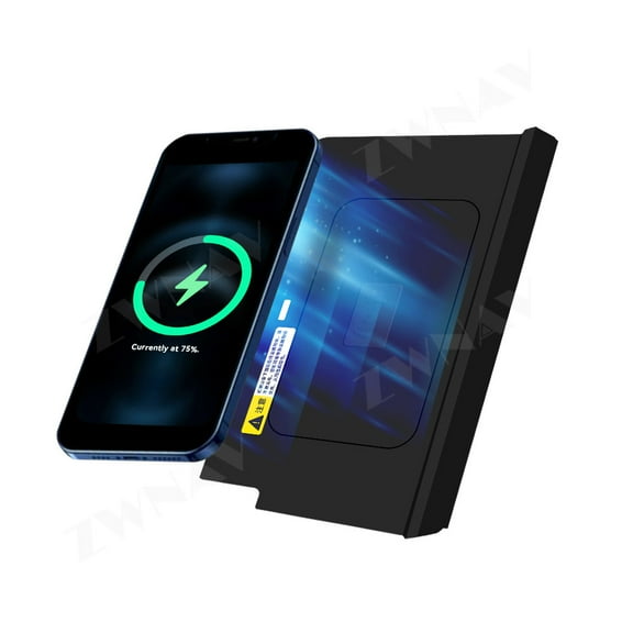 ZWNAV AI car Auto wireless charger for 2022 Mercedes-Benz GLE/GLS U.S. Edition Intelligent Infrared Fast Wireless Charging