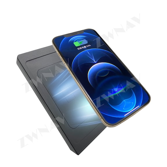 ZWNAV AI car Auto wireless charger for Audi Q3 2019-2021 Intelligent Infrared Fast Wireless Charging