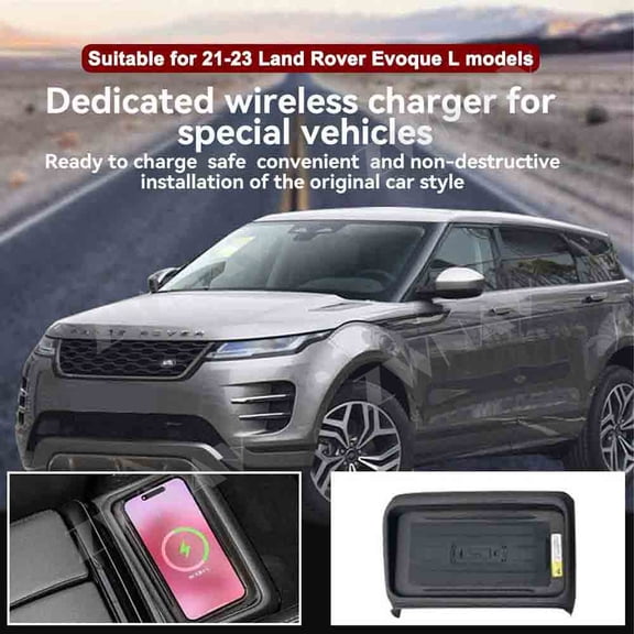 ZWNAV AI car Auto wireless charger for Land Rover Aurora L 2022 Intelligent Infrared Fast Wireless Charging