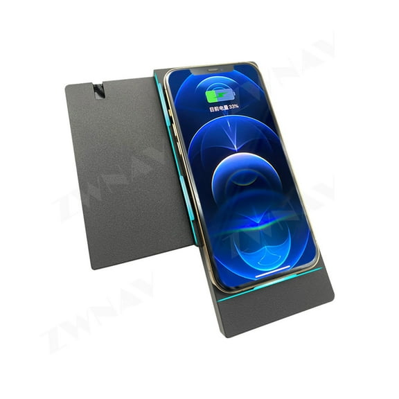 ZWNAV AI car wireless charger for Audi S7/RS7/A7/A6L 2013-2018 intelligent infrared fast wireless charging car phone holder suitable for iPhone and Android phones with wireless charging function