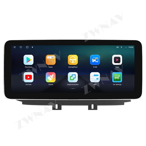 ZWNAV Android 14 Carplay Auto Stereo Multimedia Player For Hyundai Elantra 2017-2020 Car Radio GPS Navigation 12.3" Tape Recorder Head Unit