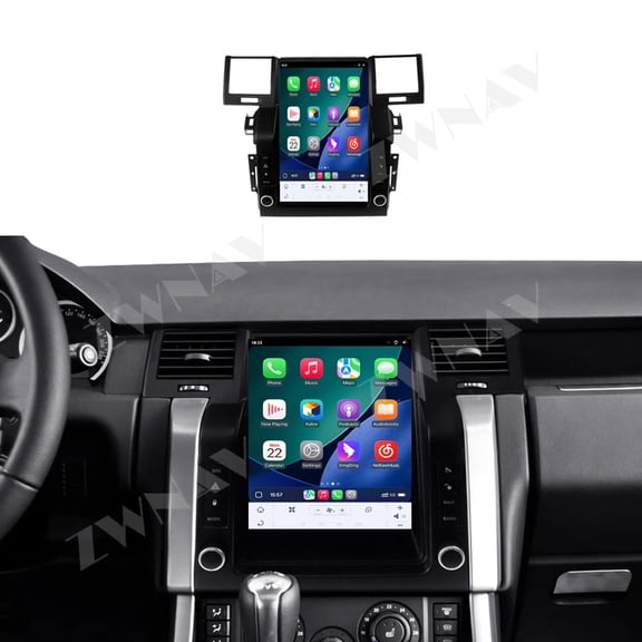 ZWNAV Android 14 Qualcomm CarPlay 12.1 Inch Car Radio for Land Rover Sport 2005-2009 Touch Screen Multimedia Player GPS Navigation DSP