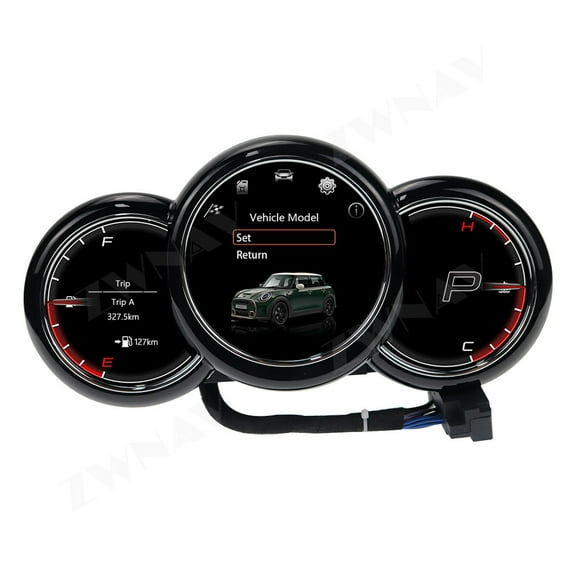 ZWNAV Car LCD Digital Instrument Cluster Speedometer Head Unit Virtual Cockpit for BMW Mini