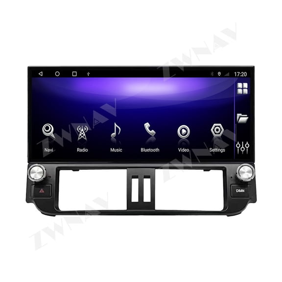 ZWNAV Car Radio for Toyota Land Cruiser Prado 2010-2013 12.3 inch Android 13.0 Touch Screen Car Stereo Multimedia Audio Stereo Navigation Screen