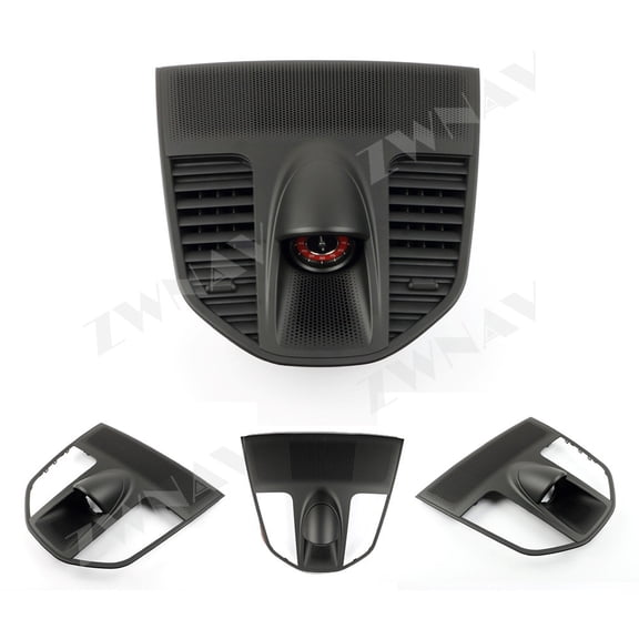 ZWNAV Car Stopwatch For Porsche Panamera Stopwatch Set 2024 Interior Dashboard Center Clock Compass Time Electronic Meter Accessional