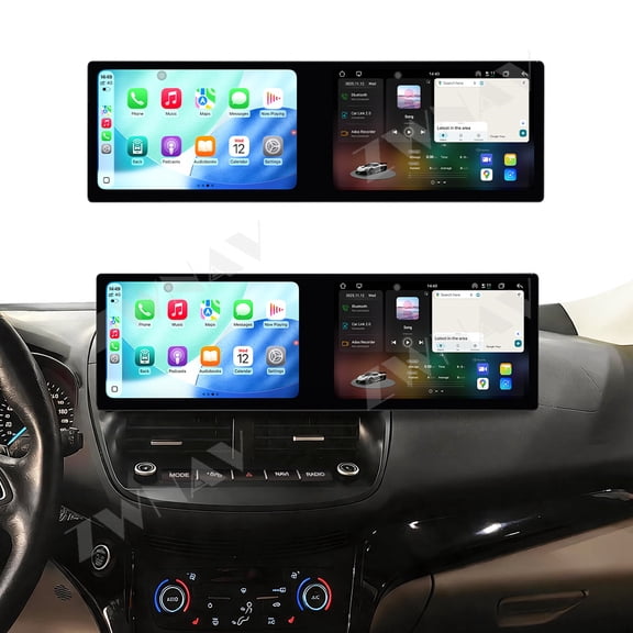 ZWNAV Dual 10.1 inch Screen Car Radio For Ford Kuga 2013-2018 Android 15 Multimedia Player GPS Navigation Auto DSP Stereo Host