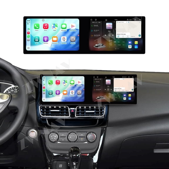 ZWNAV Dual 10.1 inch Screen Car Radio For Nissan Sylphy 2012+ Android 15 Multimedia Player GPS Navigation Auto DSP Stereo Host