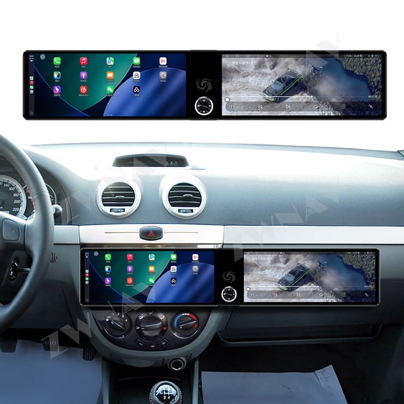 ZWNAV Dual 12.3 inch Screen Car Radio For Buick Excelle HRV 2004-2008 Android GPS Navigation Multimedia Video Player Stereo Receiver Head Unit