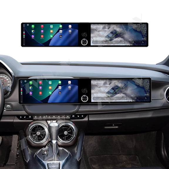 ZWNAV Dual 12.3 inch Screen Car Radio For Chevrolet Camaro 2016-2023 Android GPS Navigation Multimedia Video Player Stereo Receiver Head Unit