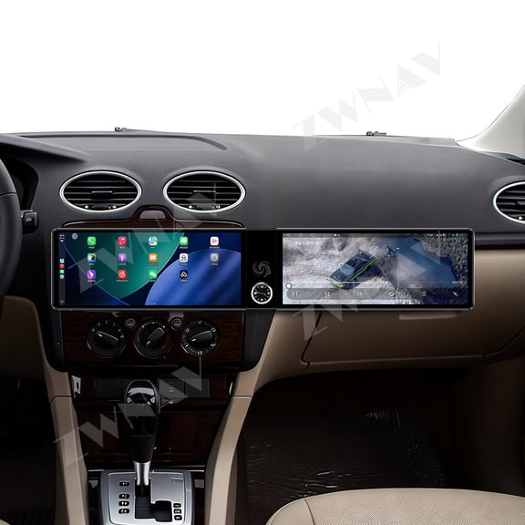 ZWNAV Dual 12.3 inch Screen Car Radio For Ford Focus 2005-2007 Android GPS Navigation Multimedia Video Player Stereo Receiver Head Unit