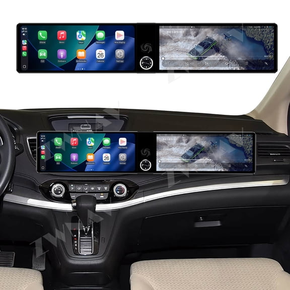 ZWNAV Dual 12.3 inch Screen Car Radio For Honda CR-V 2012-2016 Android GPS Navigation Multimedia Video Player Stereo Receiver Head Unit