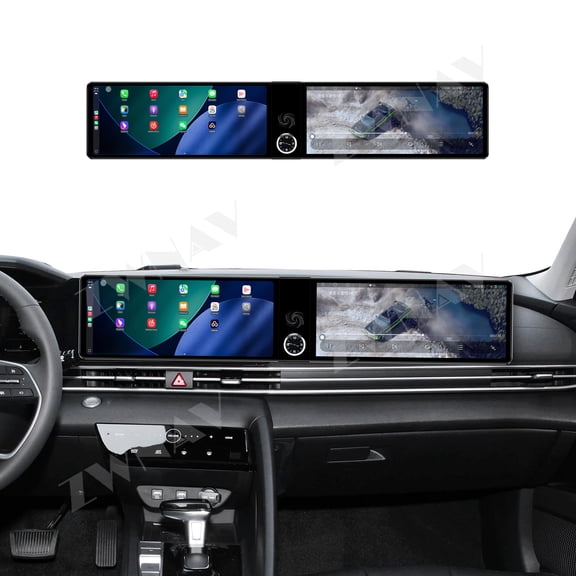 ZWNAV Dual 12.3 inch Screen Car Radio For Hyundai Elantra 2020-2021 Android GPS Navigation Multimedia Video Player Stereo Receiver Head Unit