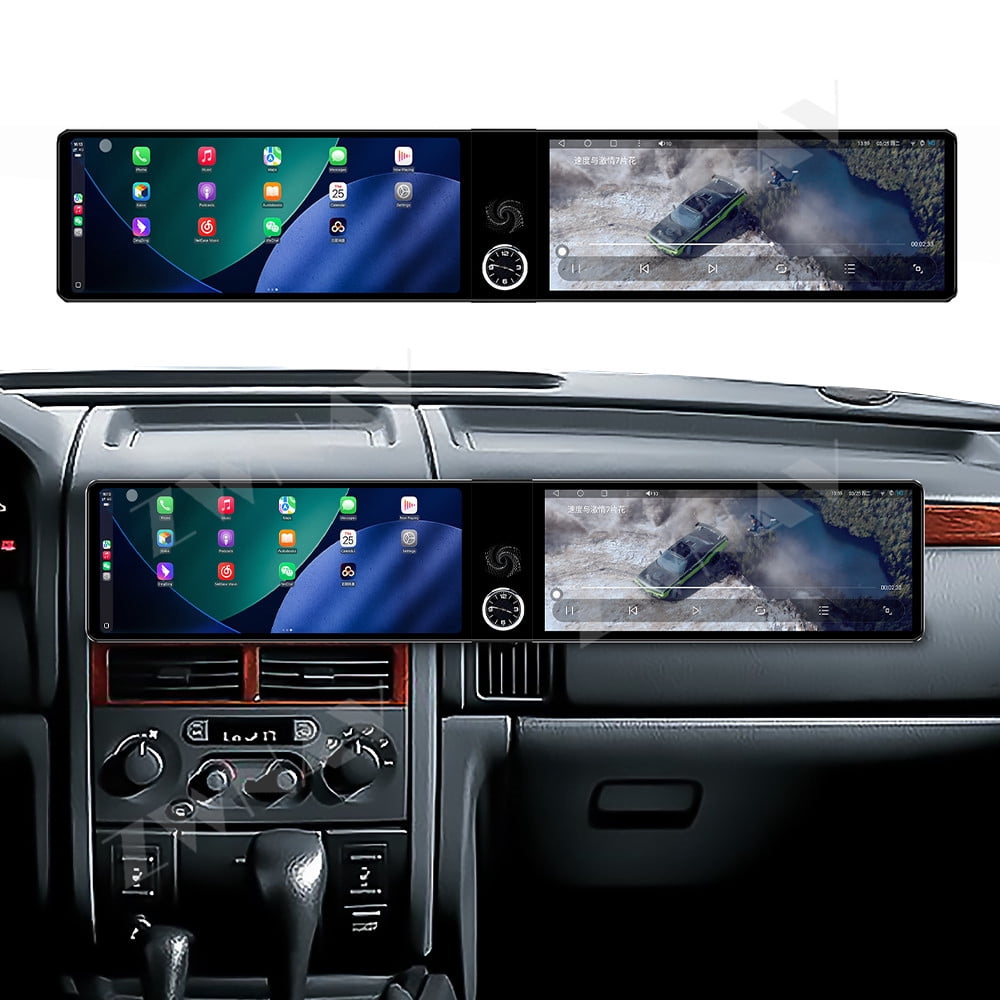 ZWNAV Dual 12.3 inch Screen Car Radio For Jeep Grand Cherokee 2005-2007 ...