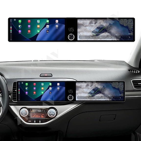 ZWNAV Dual 12.3 inch Screen Car Radio For KIA Picanto 2011-2017 Android GPS Navigation Multimedia Video Player Stereo Receiver Head Unit