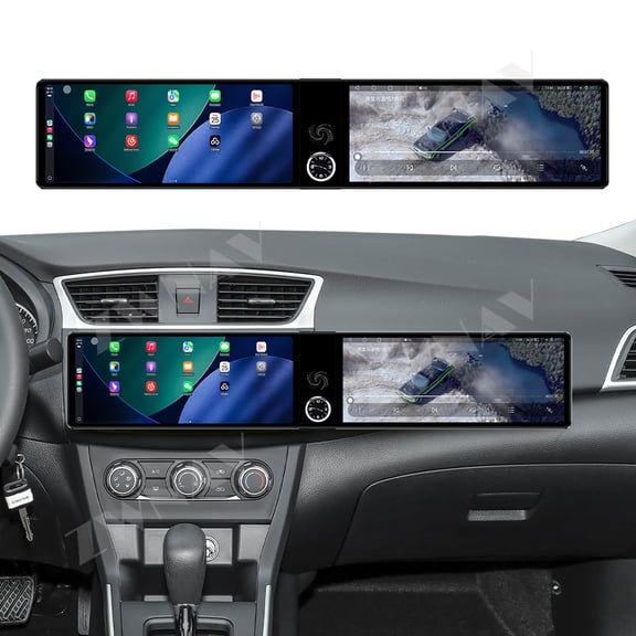 ZWNAV Dual 12.3 inch Screen Car Radio For Nissan Sylphy 2020-2025 Android GPS Navigation Multimedia Video Player Stereo Receiver Head Unit