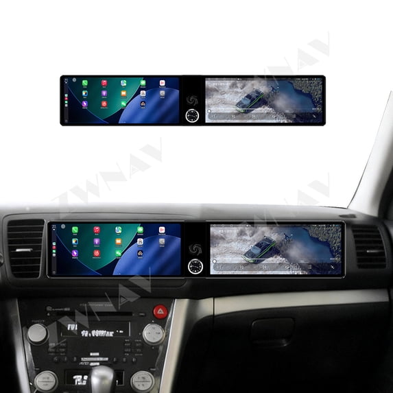 ZWNAV Dual 12.3 inch Screen Car Radio For Subaru Legacy/Outback 2004-2009 Android GPS Navigation Multimedia Video Player Stereo Receiver Head Unit