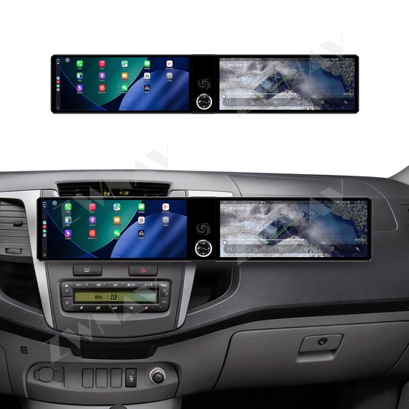 ZWNAV Dual 12.3 inch Screen Car Radio For Toyota Hilux 2002-2009 Android GPS Navigation Multimedia Video Player Stereo Receiver Head Unit