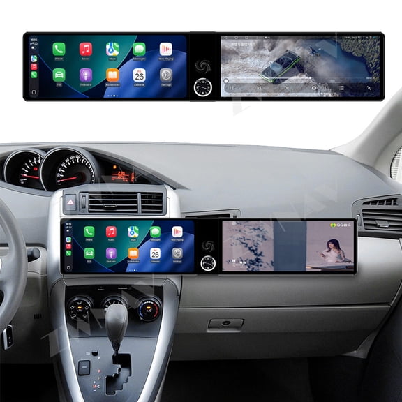ZWNAV Dual 12.3 inch Screen Car Radio For Toyota Verso 2010-2015 Android GPS Navigation Multimedia Video Player Stereo Receiver Head Unit