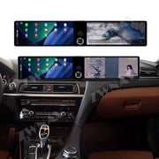 ZWNAV Dual 12.3 inch Screen Carplay Android 14 Car GPS Navigation for BMW 6 series 2013-2016 NBT Head Unit Multimedia Player Car Radio