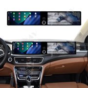 ZWNAV Dual 12.3 inch Touch Screen Android 13 Qualcomm 8 CORE Carplay Car Radio For Geely Borui 2017-2018 Car GPS Navigation Multimedia