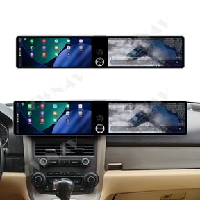 ZWNAV Dual 12.3 inch Touch Screen Android 13 Qualcomm 8 CORE Carplay Car Radio For Honda CRV 2007-2011 Car GPS Navigation Multimedia