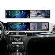 ZWNAV Dual 12.3 inch for Mercedes-Benz C-Class 2011-2014 GPS Navigation Android 13 Car Radio CarPlay Multimedia Player Head Stereo Unit HD Screen