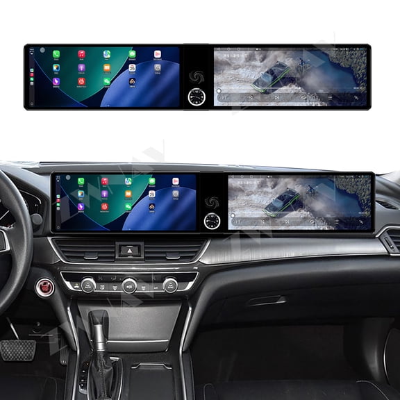 ZWNAV Dual 12.3 inch touch screen Android 13.0 car radio for Honda Insight/Accord 2018-2022 car Multimedia GPS Navigation head unit