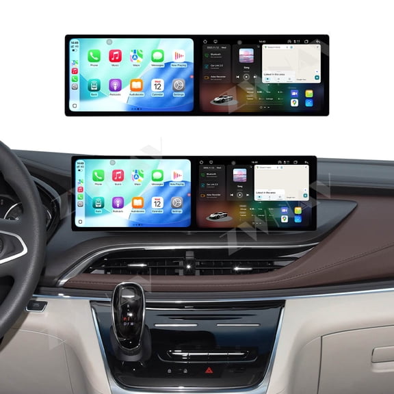 ZWNAV Dual 9.1 inch Screen Car Radio For Buick GL8 2020-2022 Android 15 Multimedia Player GPS Navigation Auto DSP Stereo Host