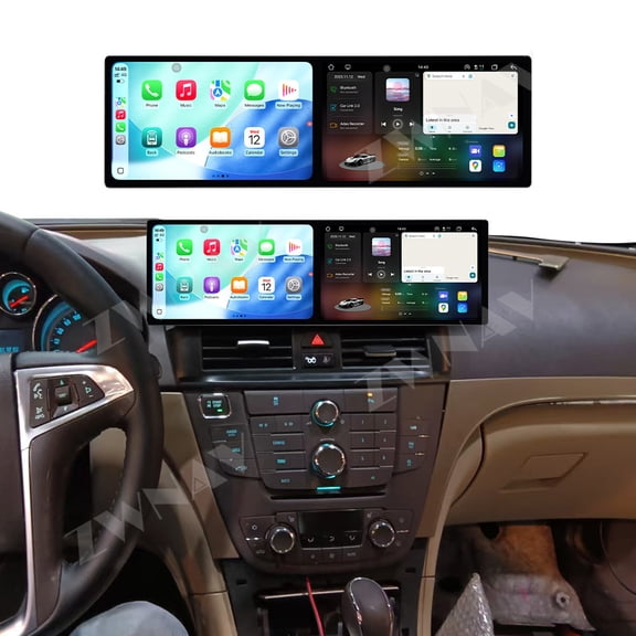 ZWNAV Dual 9.1 inch Screen Car Radio For Buick Regal 2009-2013 Android 15 Multimedia Player GPS Navigation Auto DSP Stereo Host