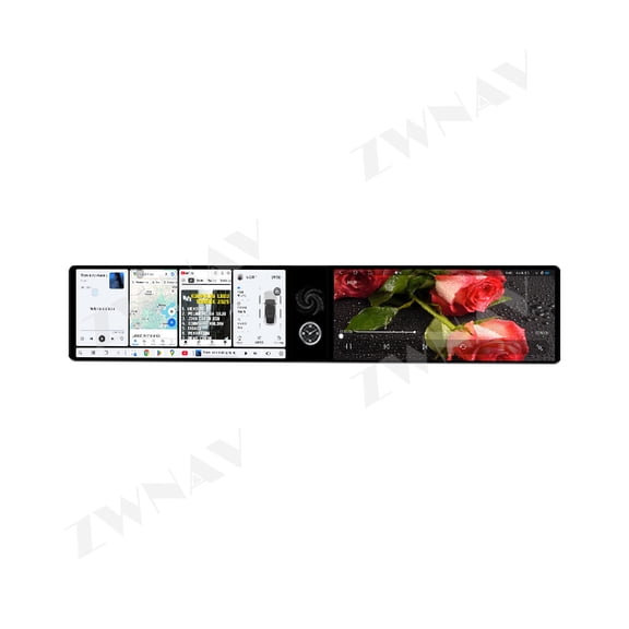 ZWNAV Dual Screen 12.3 inch Car Radio For BMW X3/X4 2017-2018 Car Multimedia Video Player GPS Navigation Carplay Unit Auto Parts