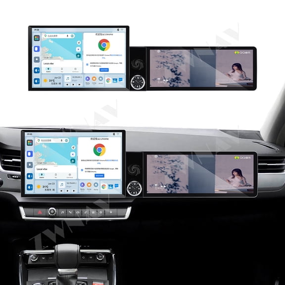 ZWNAV Dual Screen 13.1 inch+12.3 inch Android 13 Carplay Car Radio for Citroen C5 2008-2018 Car GPS Navigation Multimedia