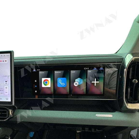 ZWNAV For Jetour Traveler T2 Passenger Co pilot Android 13 Entertainment Screen 12.3" Car Radio Multimedia Carplay Stereo Android Auto