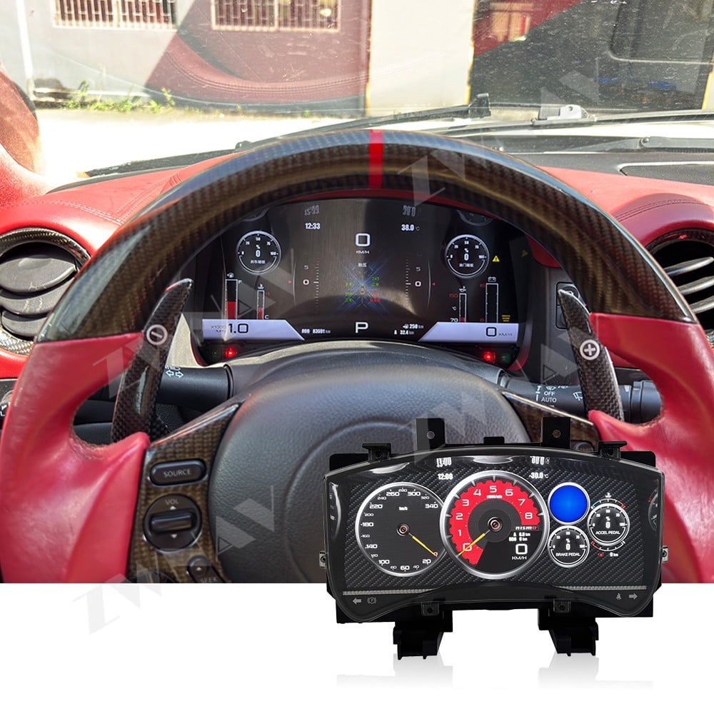 ZWNAV For Nissan GT-R R35 2009–2017 R35 Cluster Speedomete Digital ...