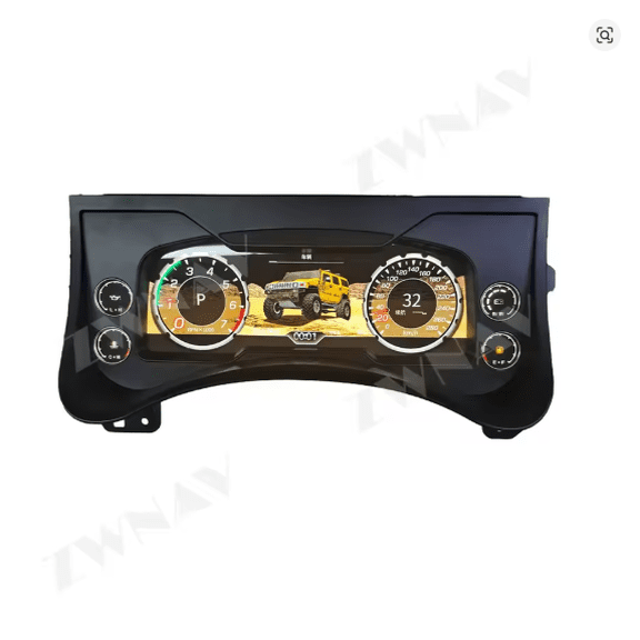 ZWNAV LCD Instrument Panel 12.3 inch Upgrade Dashboard For Cadillac Escalade 2003-2006 full LCD Screen Plug-play Easy Installation