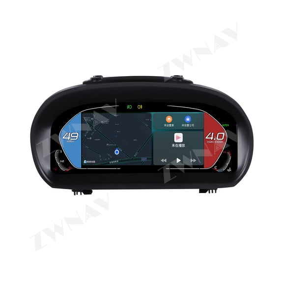 ZWNAV Sport Carplay For BMW 1 Series E87 2006-2011 Car Digital Cluster Virtual Cockpit Car Multimedia Player Dashboard Speed Meter Screen
