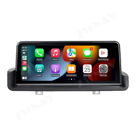 ZWNAV Ultra Narrow 10.25 inch 1920 * 720 Car Radio for BMW 3 Series E90 E91 E92 E93 2005-2012 Linux CarPlay Multimedia Screen Audio Stereo Upgrade Touch Screen Bluetooth Head Unit