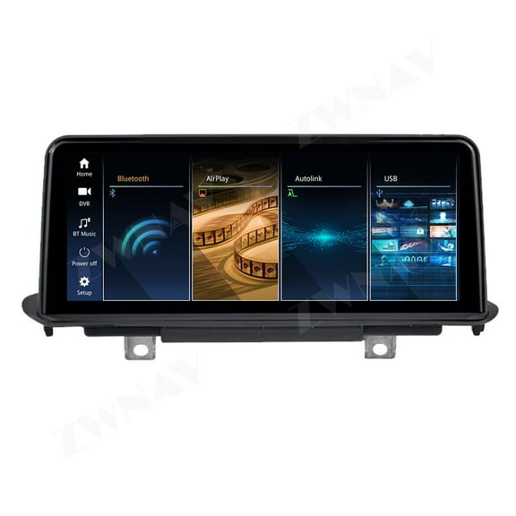 ZWNAV Ultra Narrow 10.25 inch 1920 * 720 Car Radio for BMW X5 F15 2014-2017 Linux CarPlay Multimedia Screen Audio Stereo Upgrade Touch Screen Bluetooth Head Unit